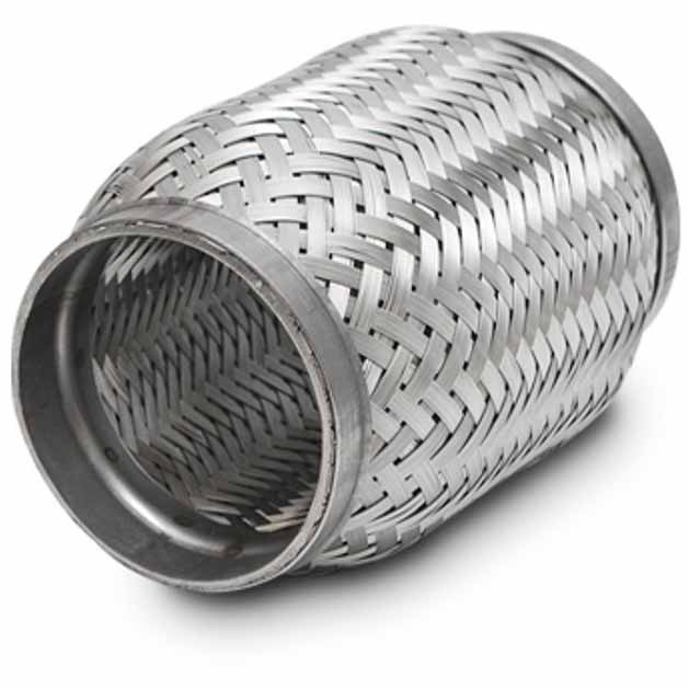 Vibrant 62706 2.25" Standard Flex Coupling With Inner Braid Liner Universal - 2.25" ID x 6" Long