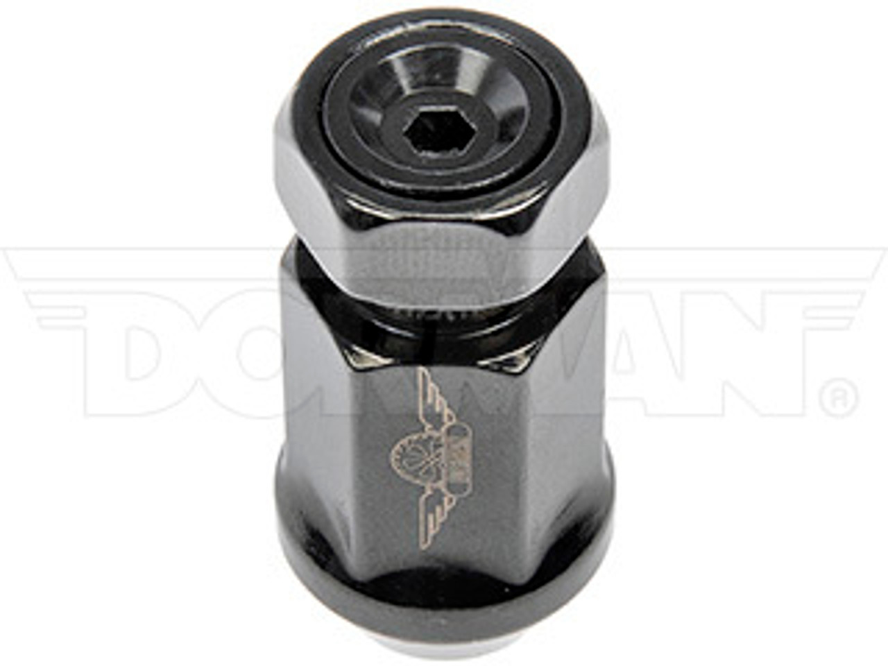 DORMAN 712-645A4 BLACK WHEEL LUG NUT - M14-1.50 (RACE STYLE 4-PACK) 2002-2012 FORD F-250/350/450/550 | 2003-2005 FORD EXCURSION | 2001-2012 GM SILVERADO/SIERRA 2500HD/3500HD | 1998-2000 GM C/K 2500/3500 | 2003-2006 DODGE SPRINTER 2500/3500