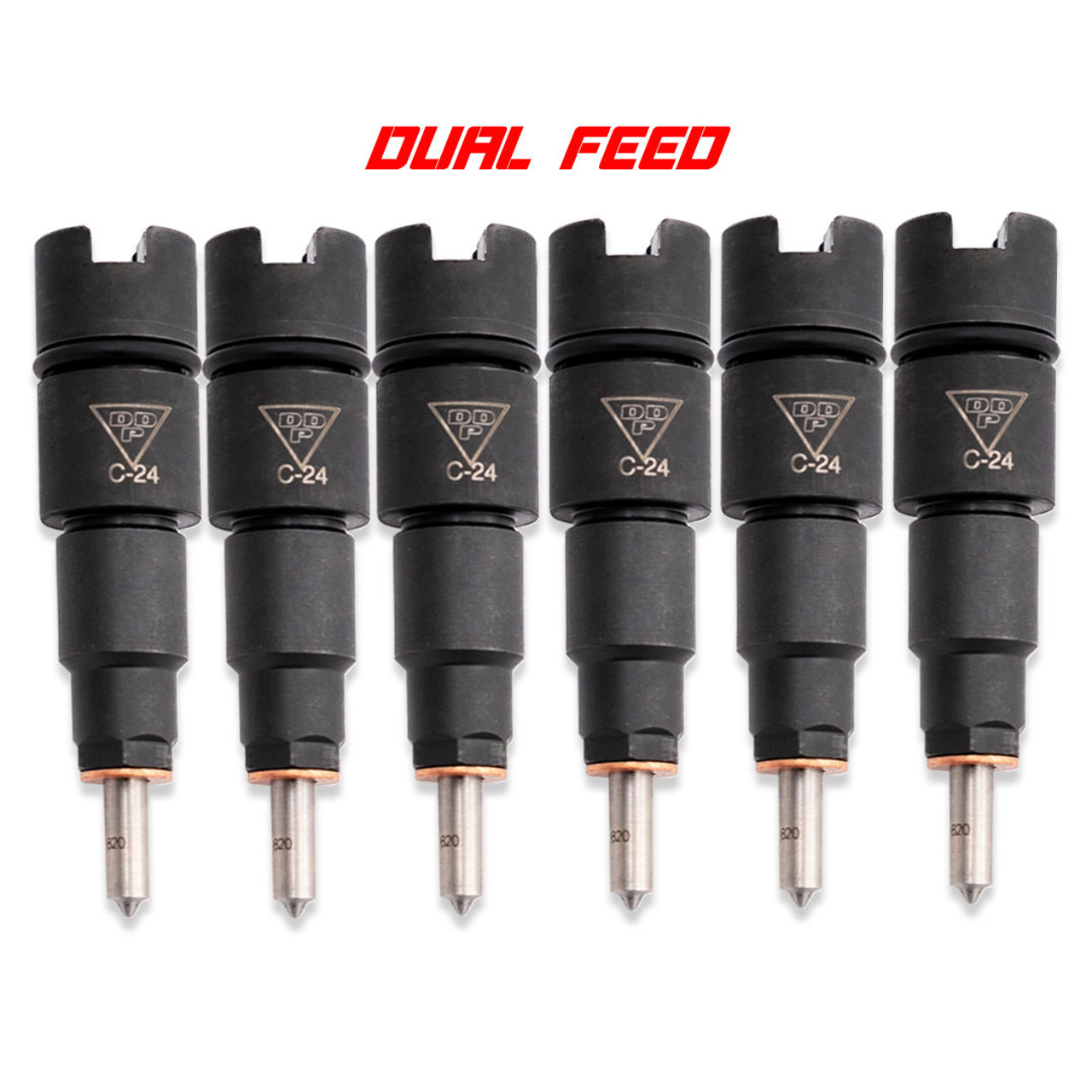 DDP ISB-DFV2 DODGE 98.5-02 24V CUSTOM DUAL FEED INJECTOR SET