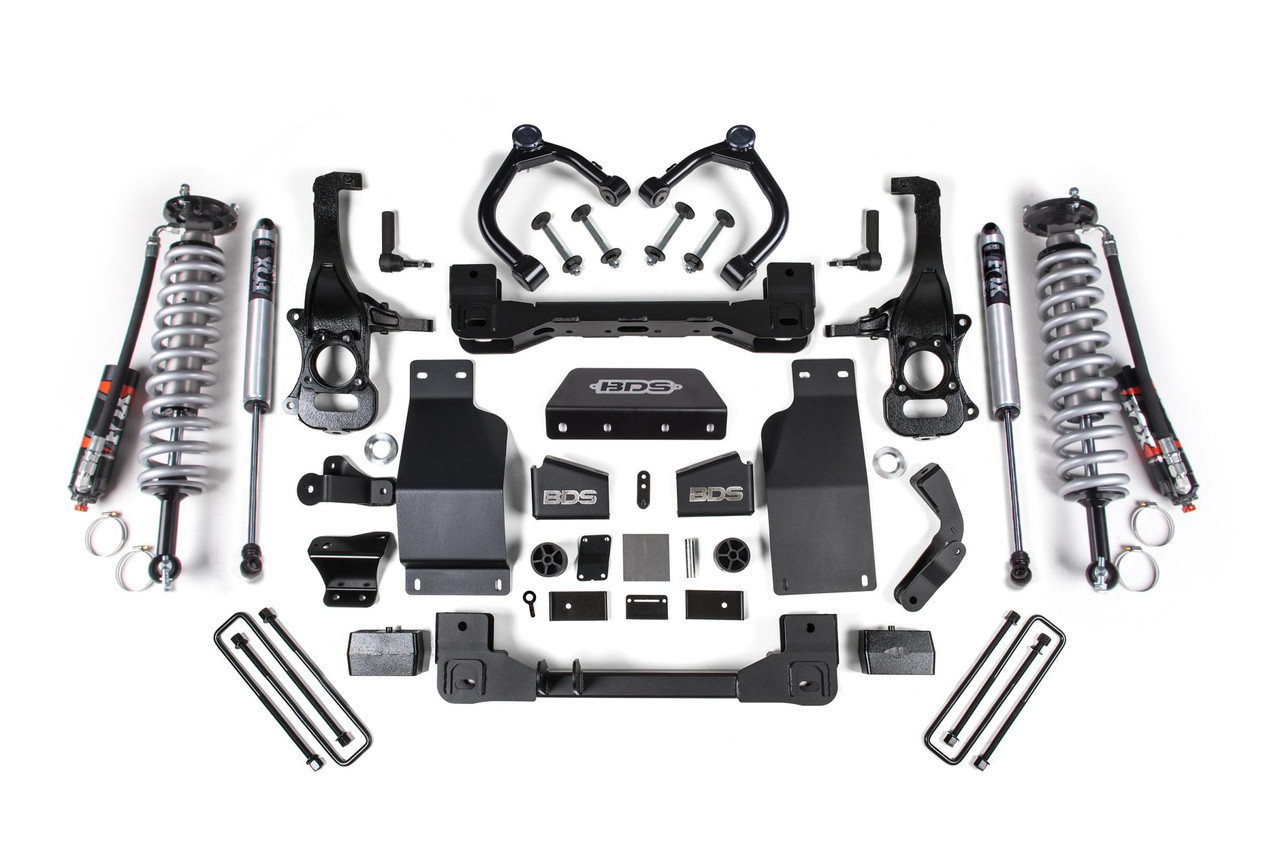 BDS SUSPENSION BDS783FPE 4 INCH LIFT KIT COIL-OVER SILVERADO/SIERRA 1500 19-24 4WD DIESEL FOX 2.5 PERFORMANCE ELITE