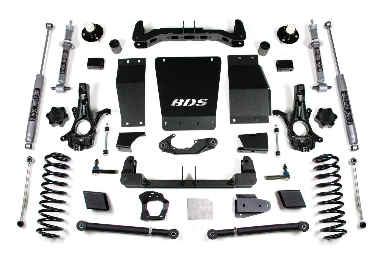 BDS SUSPENSION BDS731H 6 INCH LIFT KIT CHEVY/GMC SUBURBAN TAHOE YUKON/XL 1500 15-19 4WD CAST STEEL NX2 NITRO