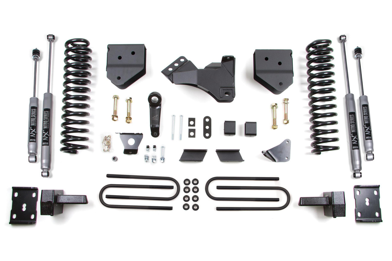 BDS SUSPENSION BDS582FS 4 INCH LIFT KIT FORD F250/F350 SUPER DUTY 11-16 4WD GAS LEAF SPRINGS FOX 2.0 PERFORMANCE