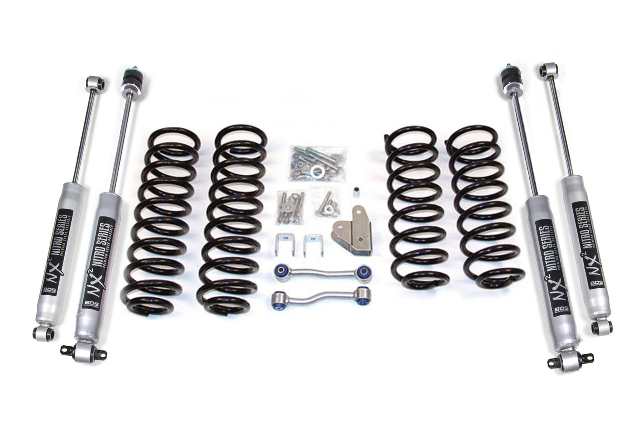 BDS SUSPENSION BDS446H 3 INCH LIFT KIT JEEP GRAND CHEROKEE ZJ 93-98 NX2 NITRO SHOCKS