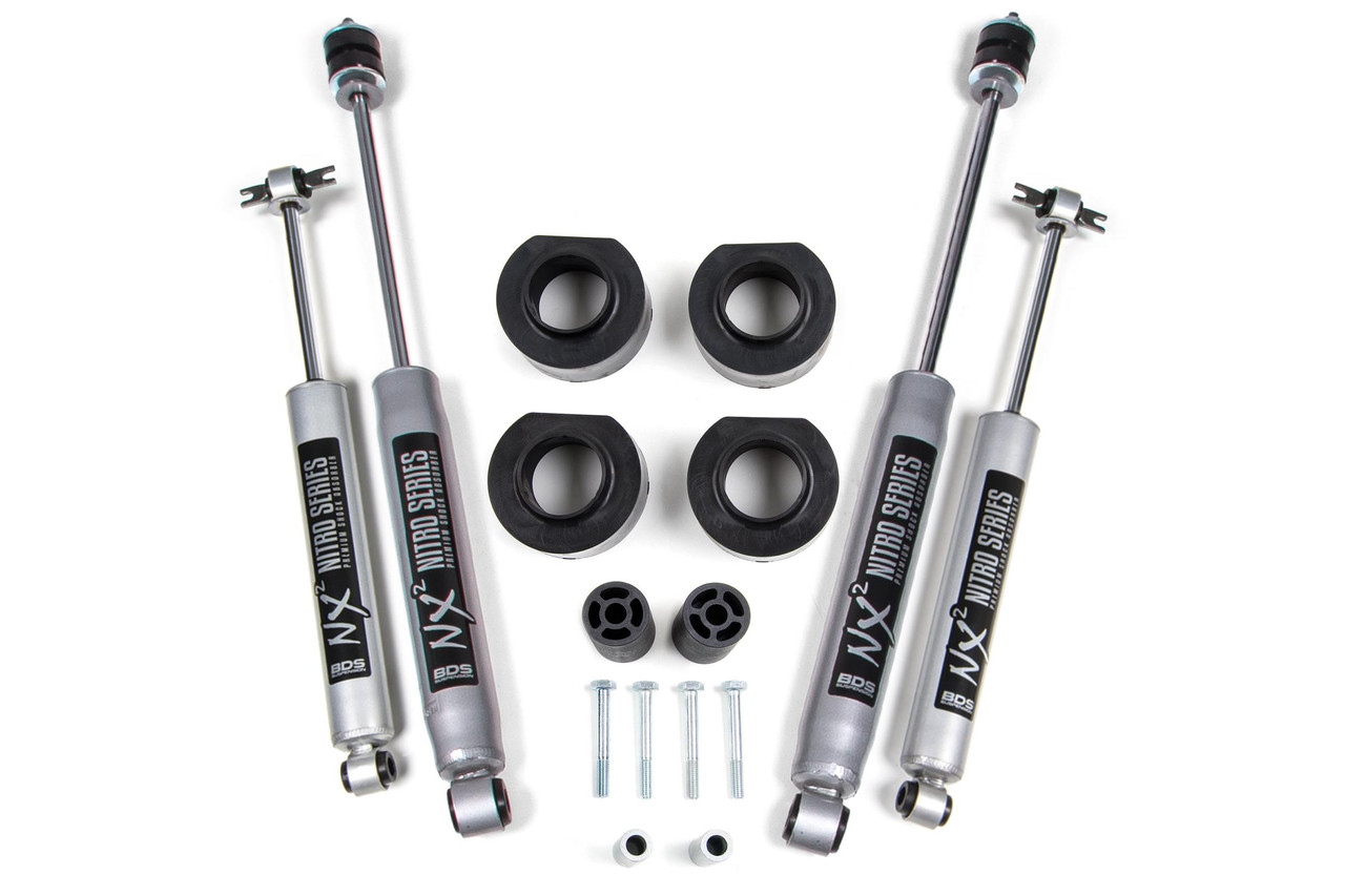BDS SUSPENSION BDS416H 1.75 INCH LIFT KIT JEEP WRANGLER TJ/LJ 97-06 WITH NX2 SHOCKS