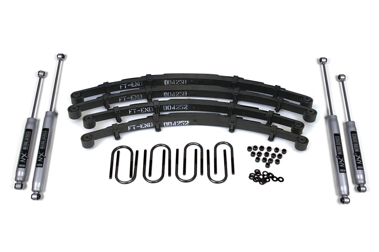 BDS SUSPENSION BDS402H 2.5 INCH LIFT KIT JEEP CJ5/CJ6/M38A1 53-68 NX2 NITRO SHOCKS