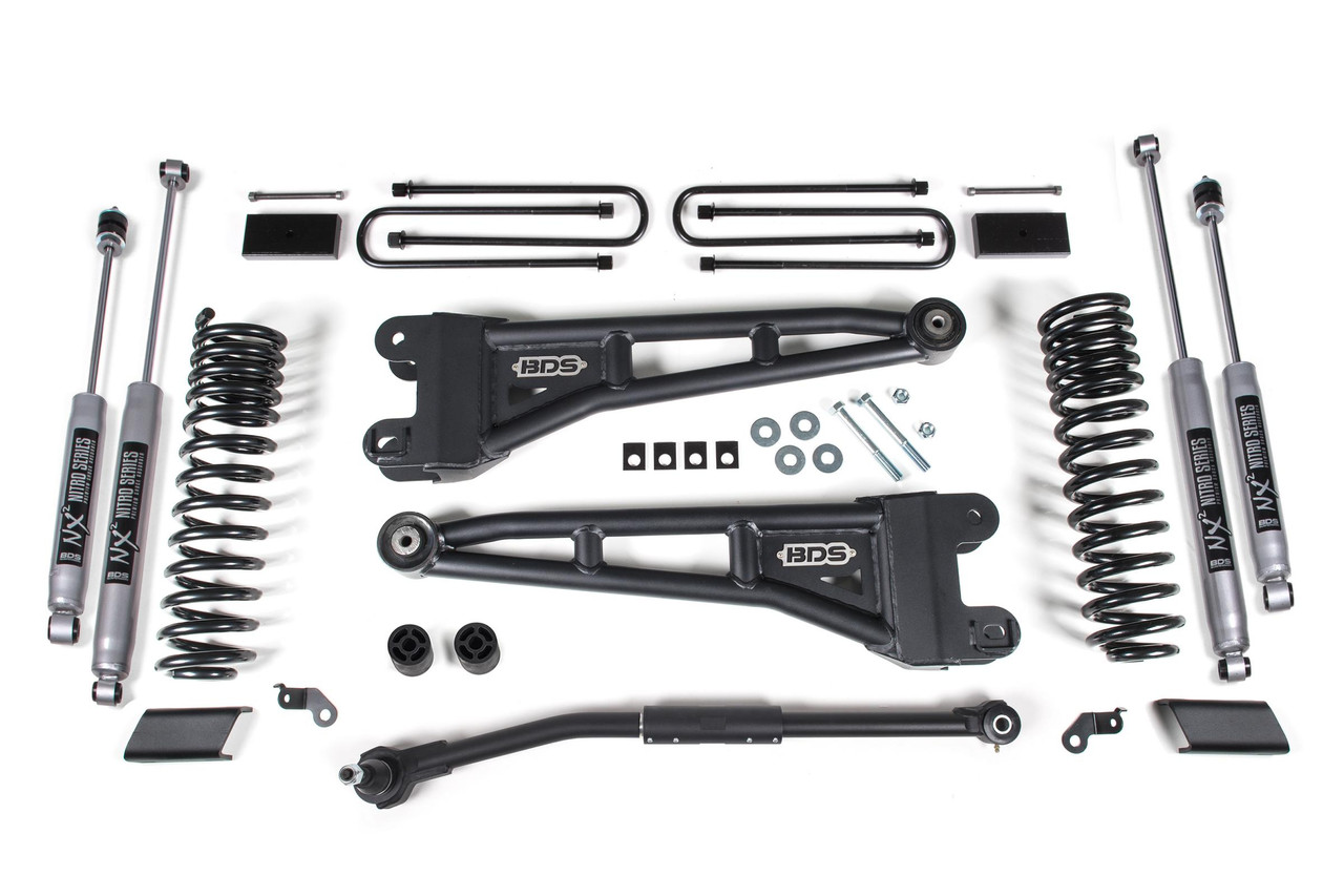 BDS SUSPENSION BDS2200H 3 INCH LIFT KIT W/ RADIUS ARM FORD F250/F350 SUPER DUTY 23-24 4WD NX2 NITRO SHOCKS