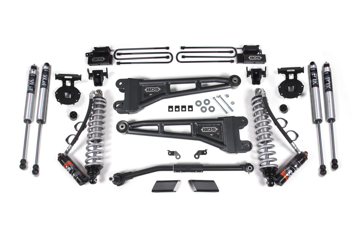 BDS SUSPENSION BDS1915FPE 2.5 INCH LIFT KIT W/ RADIUS ARM FOX 2.5 PERFORMANCE ELITE COIL-OVER CONVERSION FORD F450 SUPER DUTY 20-22 4WD
