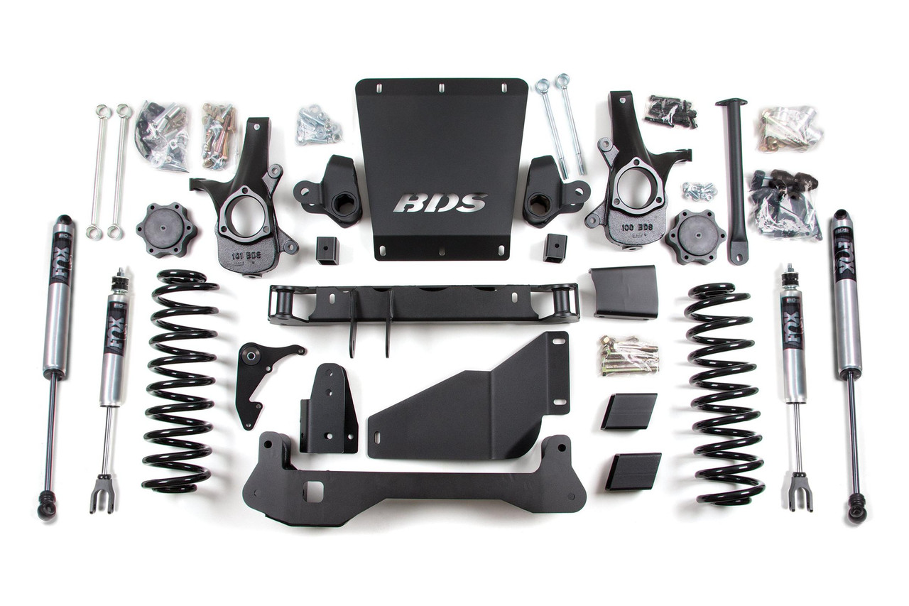 BDS SUSPENSION BDS183FS 6 INCH LIFT KIT CHEVY/GMC AVALANCHE SURBURBAN TAHOE OR YUKON 1500 00-06 4WD FOX 2.0 PERFORMANCE