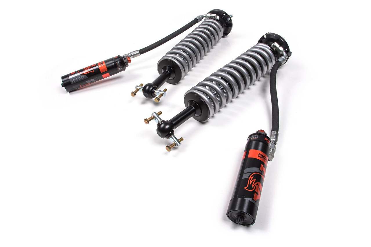 BDS SUSPENSION BDS1836FPE FOX 2.5 COIL-OVER SHOCKS W/ DUAL SPEED COMPRESSION ADJUST RESERVOIR ADJUSTER 4 INCH LIFT PERFORMANCE ELITE SERIES CHEVY SILVERADO AND GMC SIERRA 1500 19-24