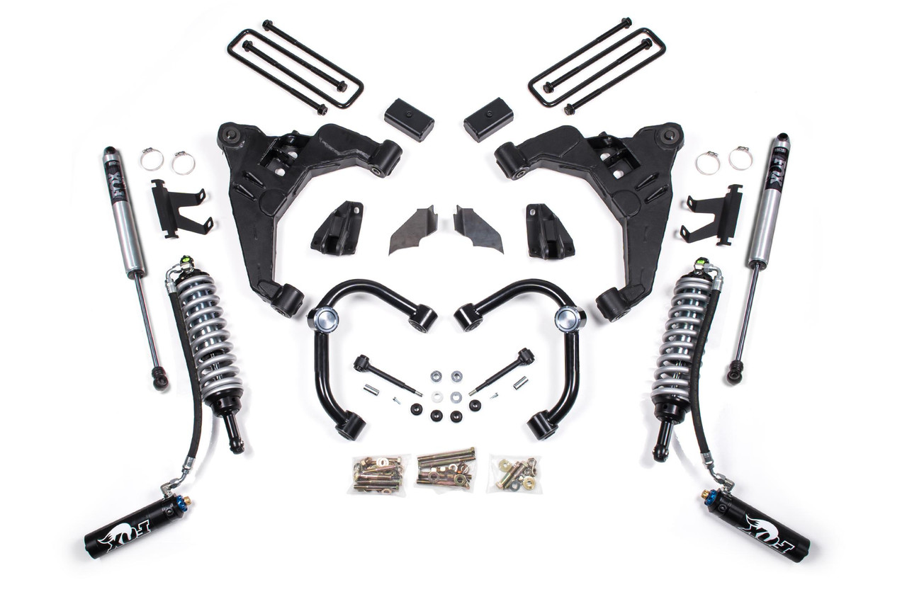 BDS SUSPENSION BDS1825FDSC 3 INCH LIFT KIT FOX 2.5 COIL-OVER CONVERSION SILVERADO/SIERRA 2500HD/3500HD 11-19 DIESEL STOCK REAR FOX 2.5 PERFORMANCE SHOCKS