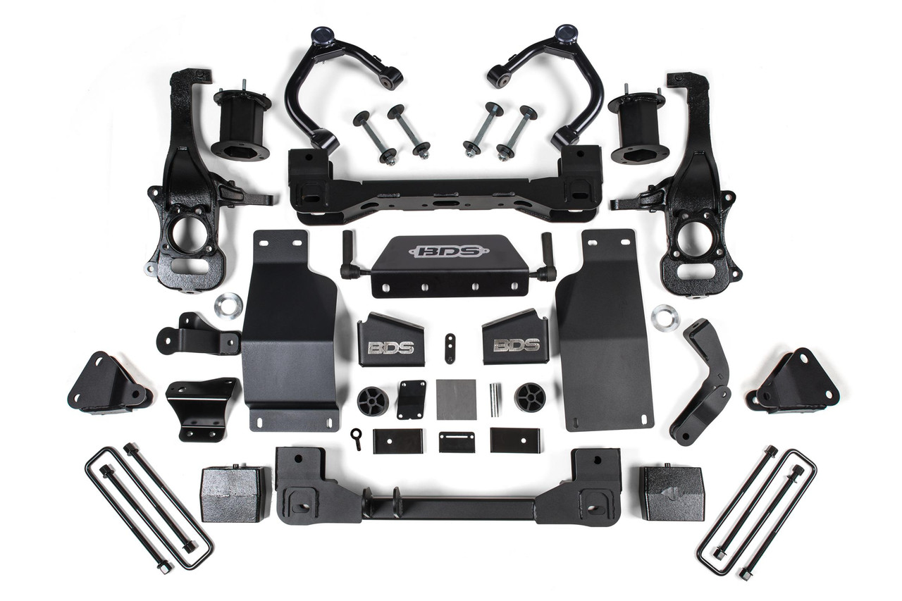 BDS SUSPENSION BDS1811H 6 INCH LIFT KIT ADAPTIVE RIDE CONTROL ONLY CHEVY SILVERADO HIGH COUNTRY OR GMC DENALI 1500 19-24 4WD DIESEL