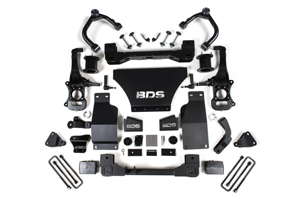 BDS SUSPENSION BDS1808H 4 INCH LIFT KIT ADAPTIVE RIDE CONTROL ONLY CHEVY SILVERADO HIGH COUNTRY OR GMC DENALI 1500 19-24 4WD GAS