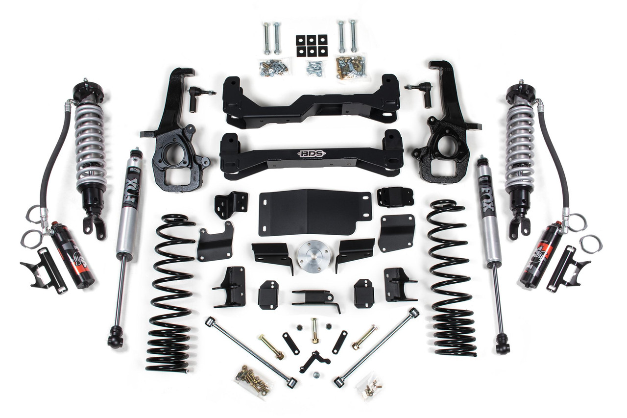 BDS SUSPENSION BDS1757FPE 4 INCH LIFT KIT FOX 2.5 PERFORMANCE ELITE COIL-OVER RAM 1500 19-24 4WD STANDARD BORE FOX 2.5 PERFORMANCE ELITE