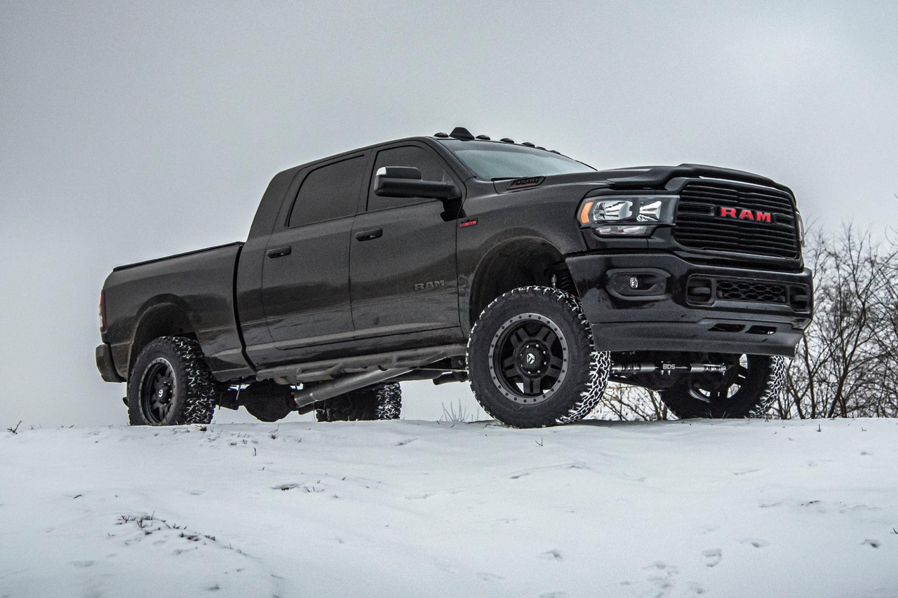 BDS SUSPENSION BDS1706H 4 INCH LIFT KIT W/ RADIUS ARM 2 INCH REAR BLOCK RAM 3500 19-24 4WD DIESEL WITHOUT FACTORY REAR OVERLOAD LEAF 8 BOLT NX2 NITRO SHOCKS