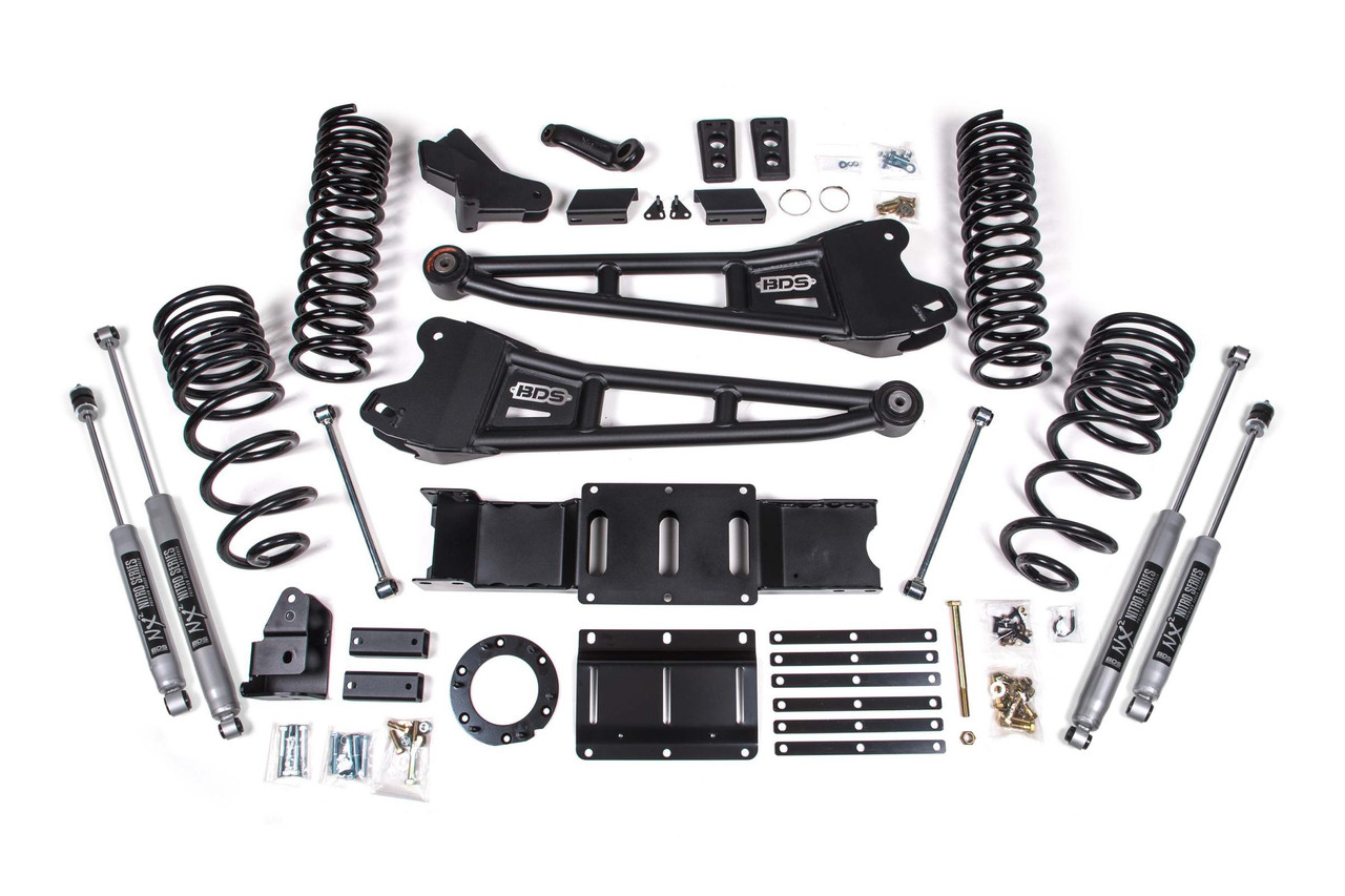 BDS SUSPENSION BDS1699FS 4 INCH LIFT KIT W/ RADIUS ARM RAM 2500 19-24 4WD GAS FOX 2.0 PERFORMANCE