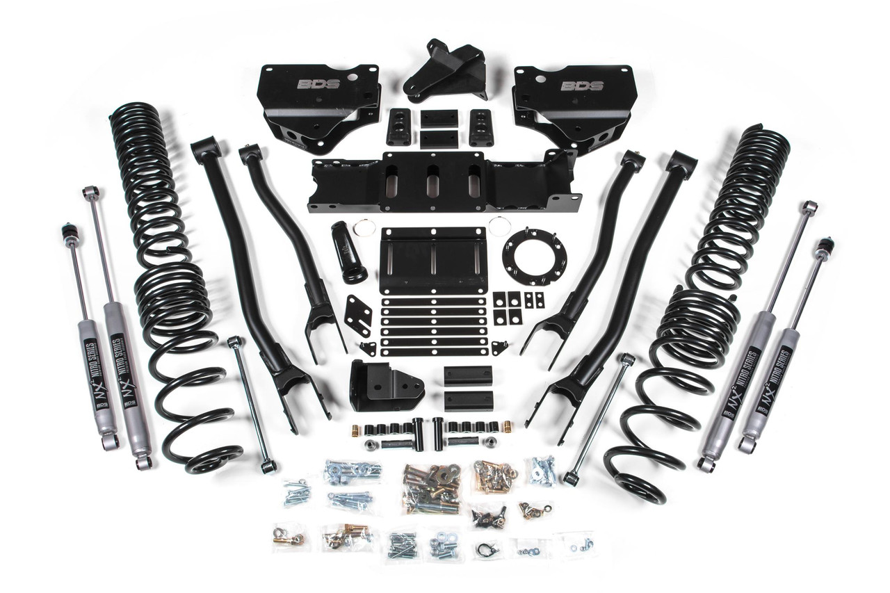 BDS SUSPENSION BDS1689FPE 5.5 INCH LIFT KIT W/ 4-LINK RAM 2500 19-24 4WD GAS FOX 2.5 PERFORMANCE ELITE SHOCKS