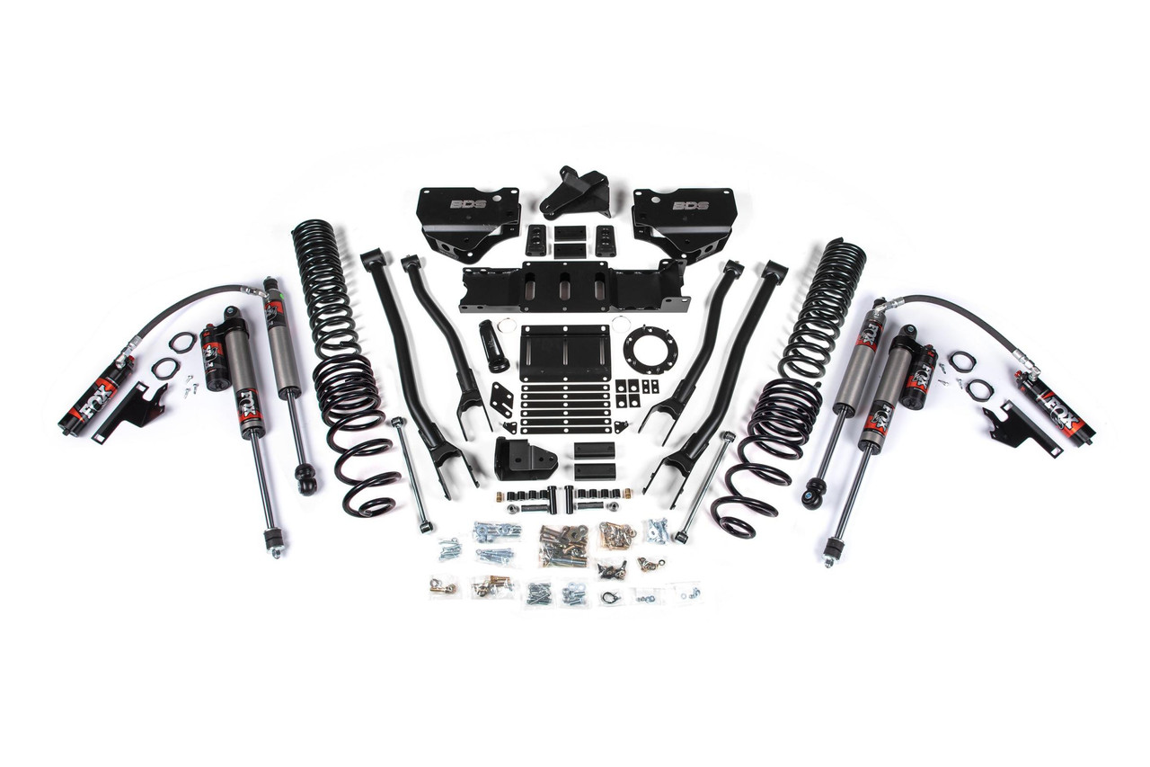 BDS SUSPENSION BDS1675FPE 4 INCH LIFT KIT W/ 4-LINK RAM 2500 19-24 4WD GAS FOX 2.5 PERFORMANCE ELITE SHOCKS