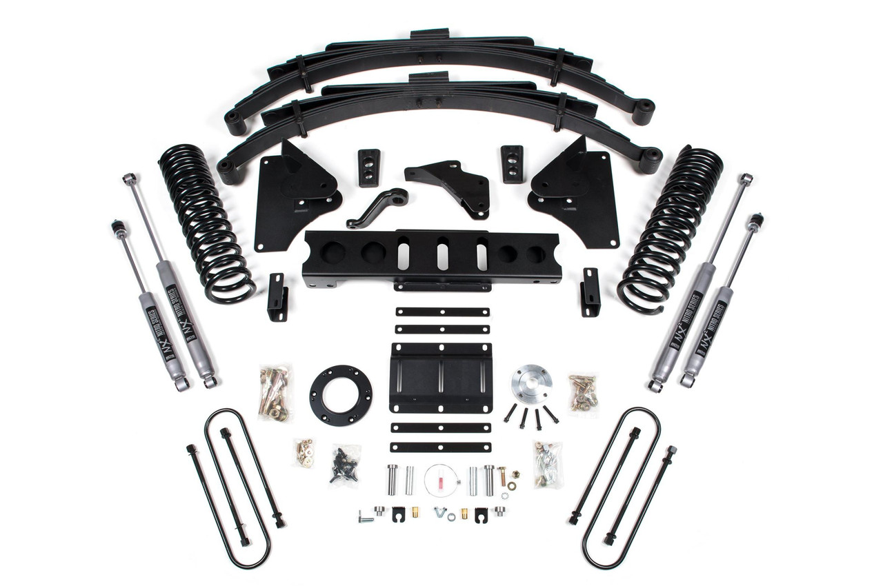 BDS SUSPENSION BDS1617H 6 INCH LIFT KIT RAM 3500 13-18 4WD DIESEL LEAF SPRINGS 6 BOLT NX2 NITRO SHOCKS