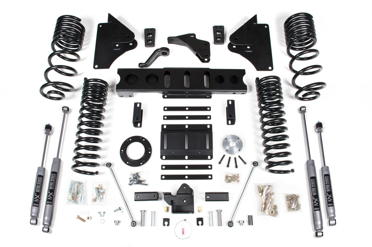 BDS SUSPENSION BDS1600H 6 INCH LIFT KIT RAM 2500 14-18 4WD DIESEL NX2 NITRO SHOCKS