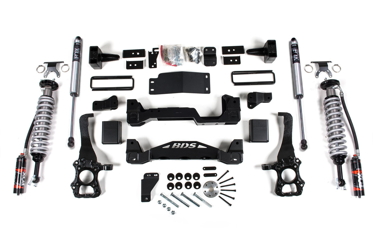 BDS SUSPENSION BDS1590FPE 4 INCH LIFT KIT FOX 2.5 PERFORMANCE ELITE COIL-OVER FORD F150 15-20 4WD