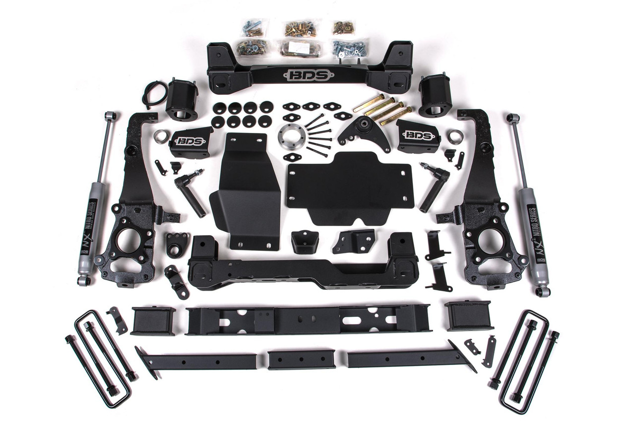 BDS SUSPENSION BDS1547H 6 INCH LIFT KIT FORD RANGER 19-23 4WD CAST ALUMINUM KNUCKLE NX2 NITRO SHOCKS