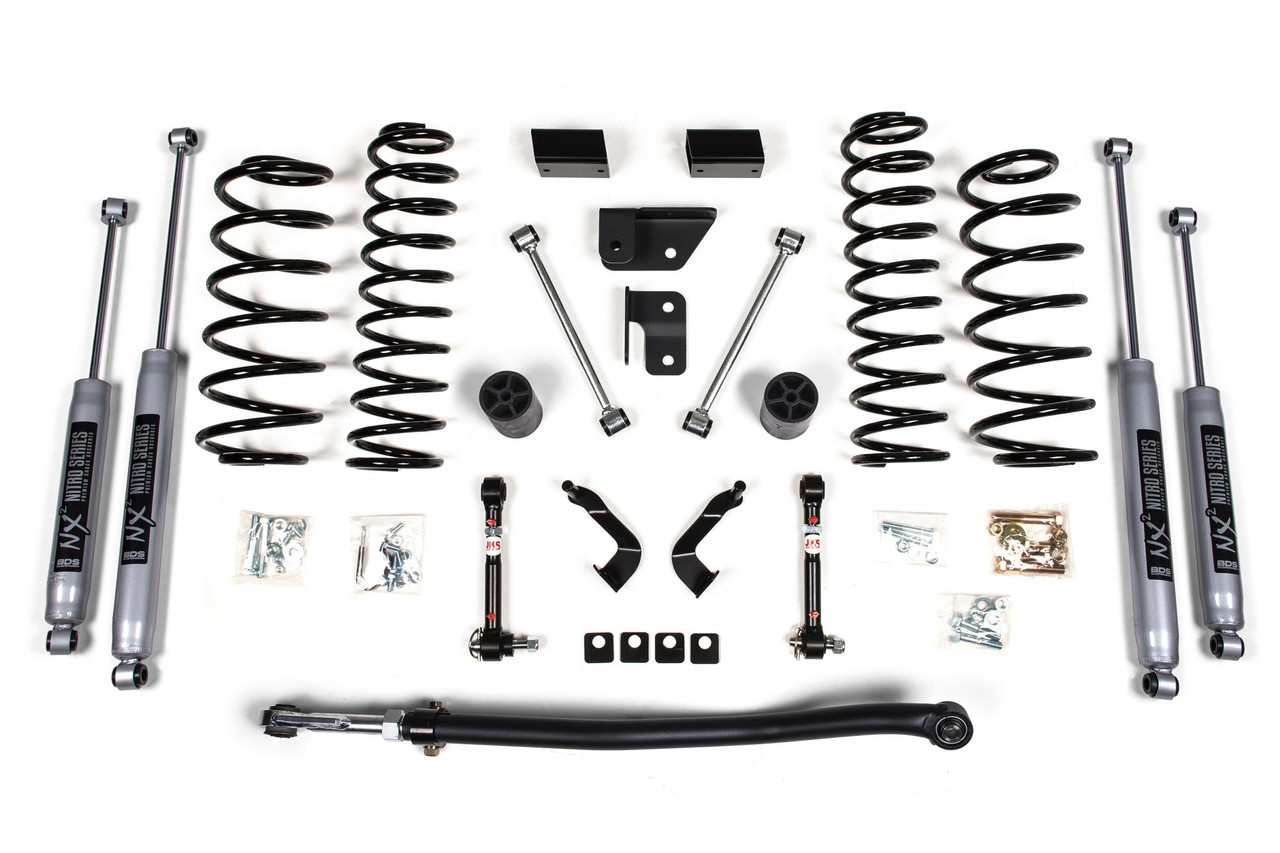 BDS SUSPENSION BDS1437PS 3 INCH LIFT KIT JEEP WRANGLER JL 18-25 4-DOOR FOX 2.5 PERFORMANCE SHOCKS