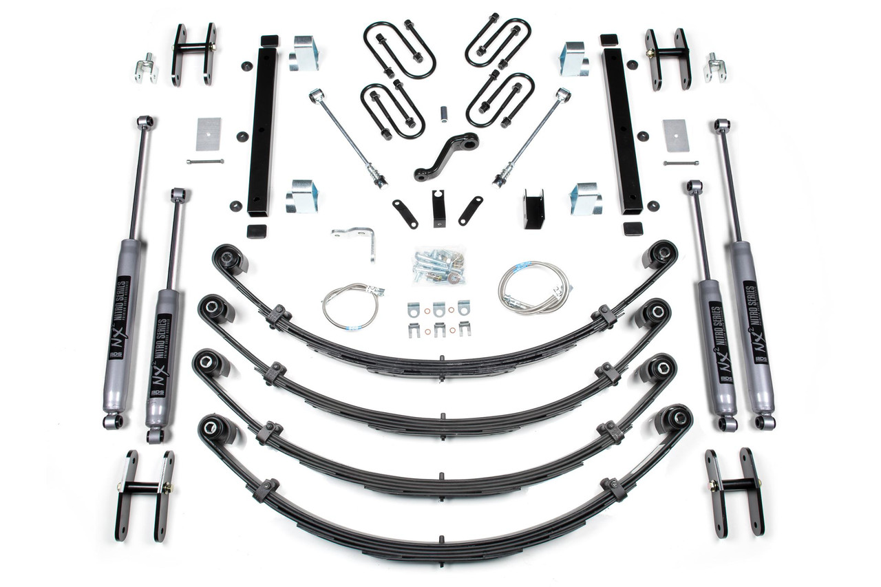 BDS SUSPENSION BDS1432FS 6 INCH LIFT KIT JEEP WRANGLER YJ 87-95 FOX 2.0 PERFORMANCE SHOCKS