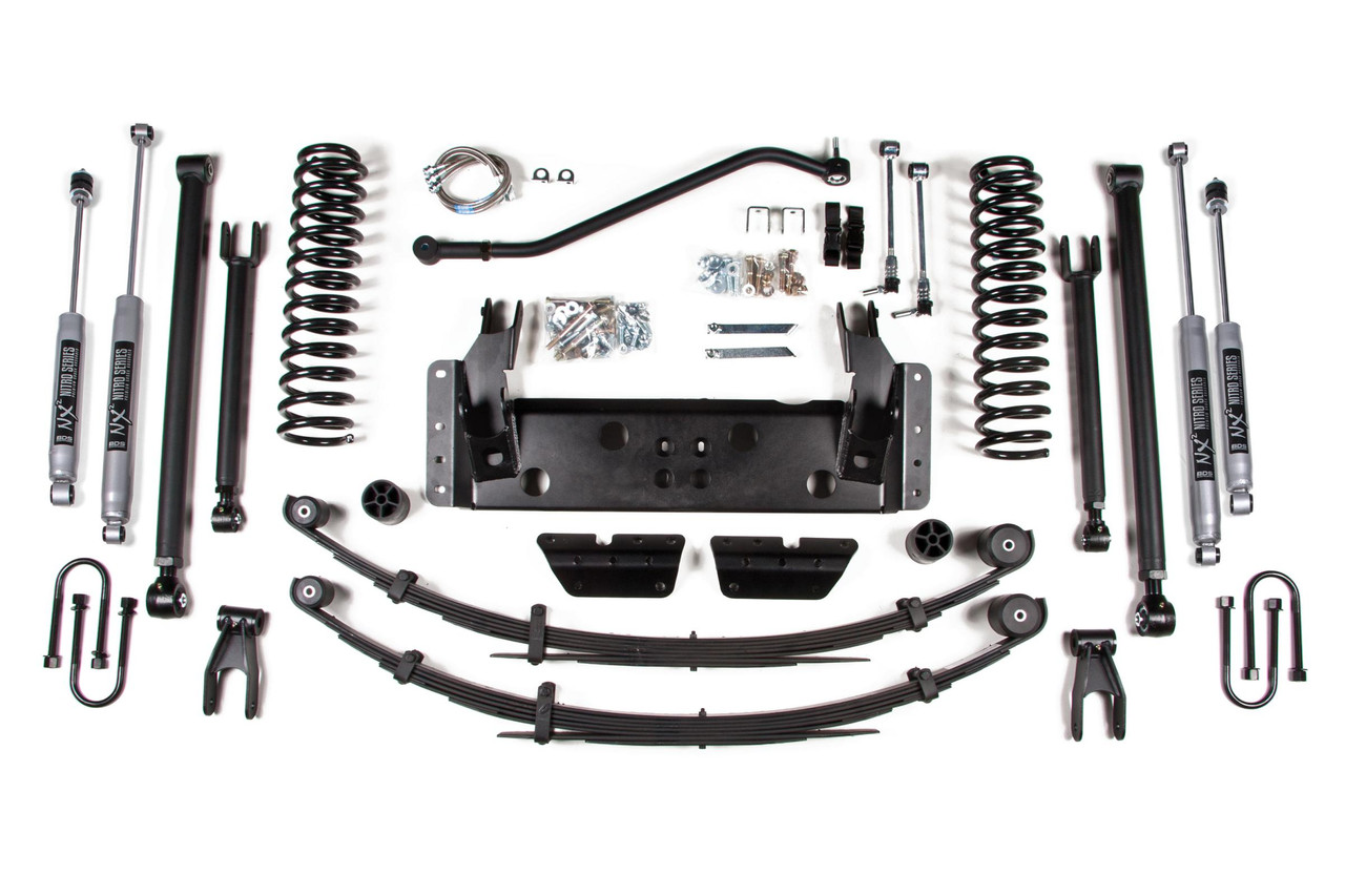 BDS SUSPENSION BDS1427FS 4.5 INCH LIFT KIT LONG ARM JEEP CHEROKEE XJ 84-01 CHRYSLER 8.25 FOX 2.0 PERFORMANCE SHOCKS