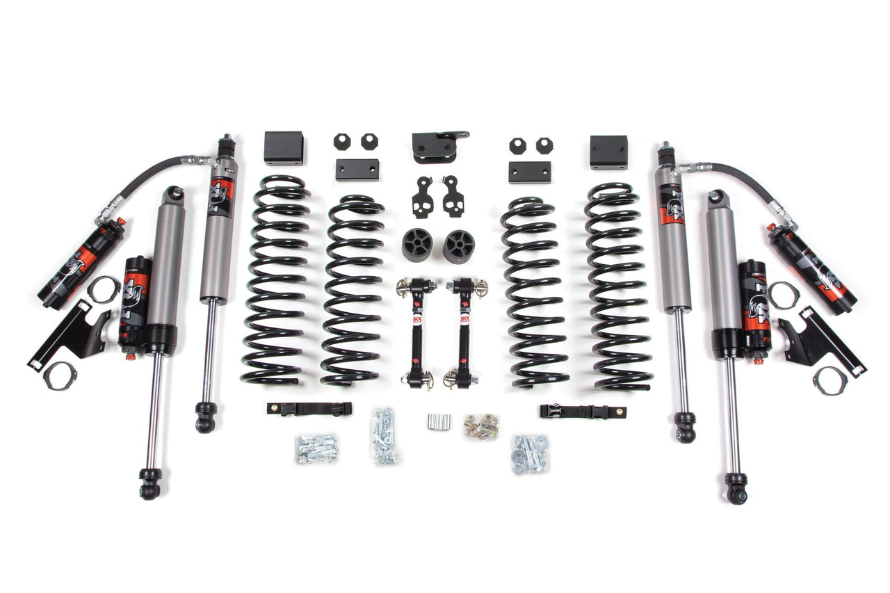 BDS SUSPENSION BDS1423FPE 3 INCH LIFT KIT JEEP WRANGLER JK 07-11 2-DOOR SWAY BAR DISCONNECTS FOX 2.5 PERFORMANCE ELITE SHOCKS