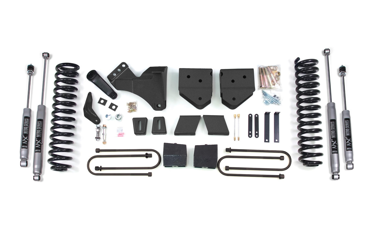 BDS SUSPENSION BDS563FS 6 INCH LIFT KIT FORD F250/F350 SUPER DUTY 08-10 4WD GAS BLOCK WITH FACTORY OVERLOAD FOX 2.0 PERFORMANCE