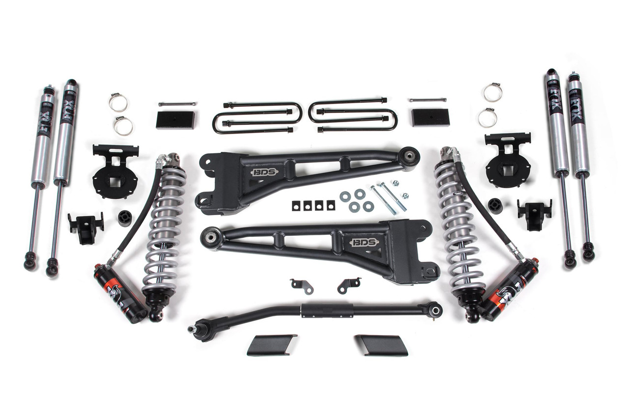 BDS SUSPENSION BDS2201FPE 3 INCH LIFT KIT W/ RADIUS ARM FOX 2.5 COIL-OVER CONVERSION PERFORMANCE ELITE FORD F250/F350 SUPER DUTY 23-24 4WD