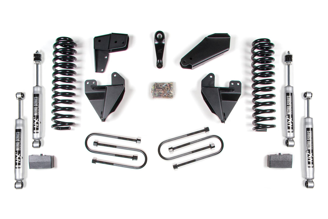 BDS SUSPENSION BDS360H 4 INCH LIFT KIT FORD F150/BRONCO 80-96 4WD BLOCK KIT NX2 NITRO