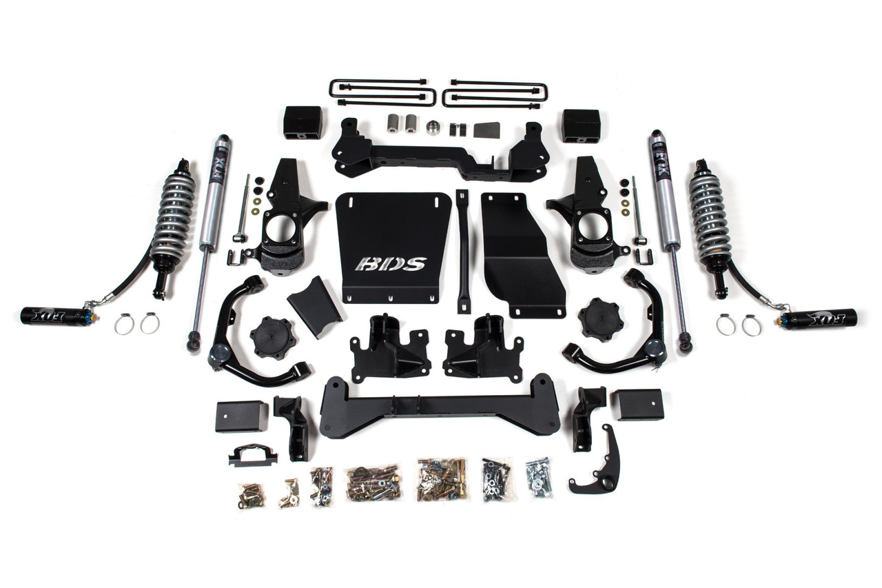 BDS SUSPENSION BDS738FDSC 6.5 INCH LIFT KIT FOX 2.5 COIL-OVER CONVERSION SILVERADO/SIERRA 2500HD/3500HD 01-10 DIESEL BLOCK KIT FOX 2.5 PERFORMANCE SHOCKS