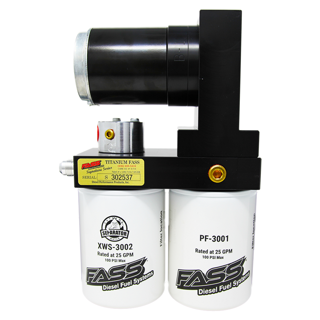 FASS TSD08165G TITANIUM SIGNATURE SERIES DIESEL FUEL SYSTEM 165GPH FOR 1998.5-2004 DODGE 5.9 CUMMINS