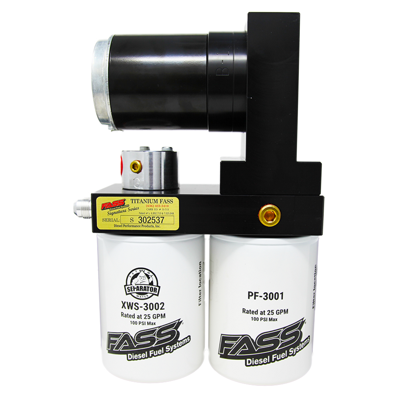 FASS TSD07165G TITANIUM SIGNATURE SERIES DIESEL FUEL SYSTEM 165GPH FOR 2005-2018 & 2021 DODGE RAM WITH 5.9L AND 6.7L CUMMINS