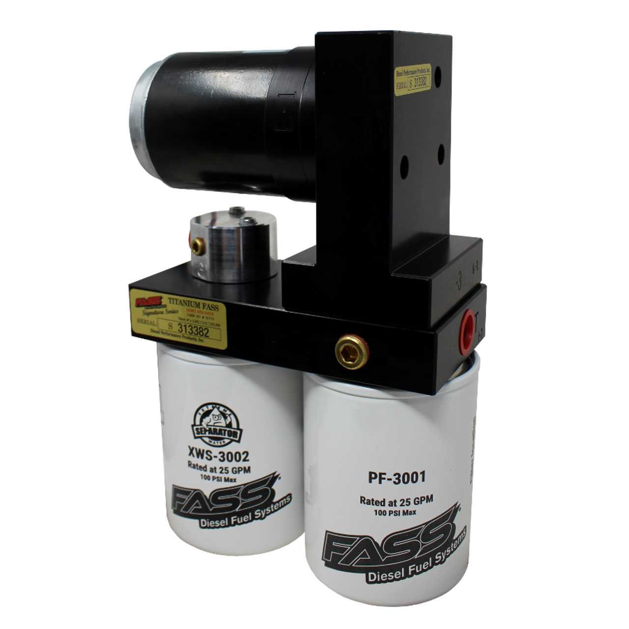 FASS TSC10165G TITANIUM SIGNATURE SERIES DIESEL FUEL SYSTEM 165GPH FOR 2001–2010 GM 6.6L DURAMAX