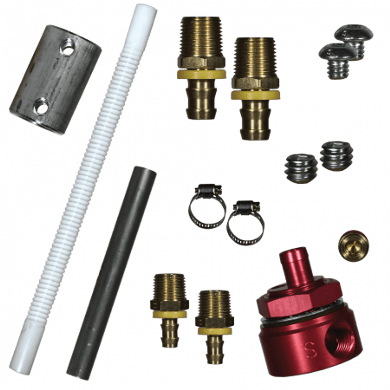 FASS STK1003 DIESEL FUEL 5/8 IN FUEL MODULE SUCTION TUBE KIT INCLUDES BULKHEAD FITTING