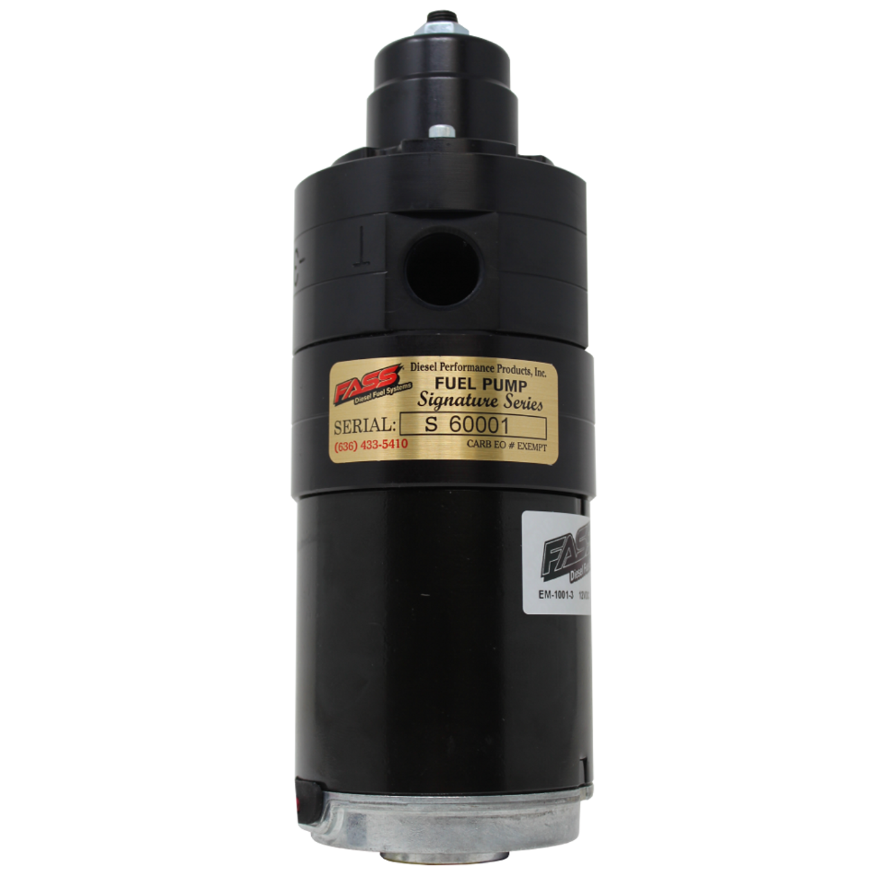 FASS FASC09100G ADJUSTABLE DIESEL FUEL LIFT PUMP 100GPH FOR 2001–2016 GM 6.6L DURAMAX