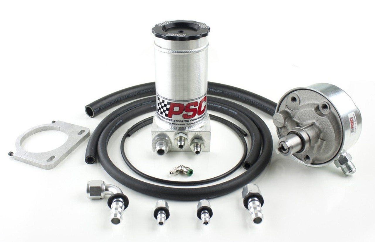 PSC PK1490 REMOTE-FILL POWER STEERING PUMP AND REMOTE RESERVOIR KIT, 1994-2002 DODGE CUMMINS PSC PK1490 REMOTE-FILL POWER STEERING PUMP AND REMOTE RESERVOIR KIT, 1994-2002 DODGE CUMMINS