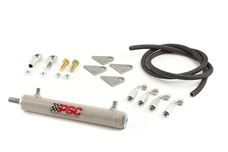 PSC SC2200K-HK SINGLE ENDED STEERING CYLINDER AND HOSE KIT, 1.5 INCH X 8.0 INCH STROKE X 0.6250 INCH ROD