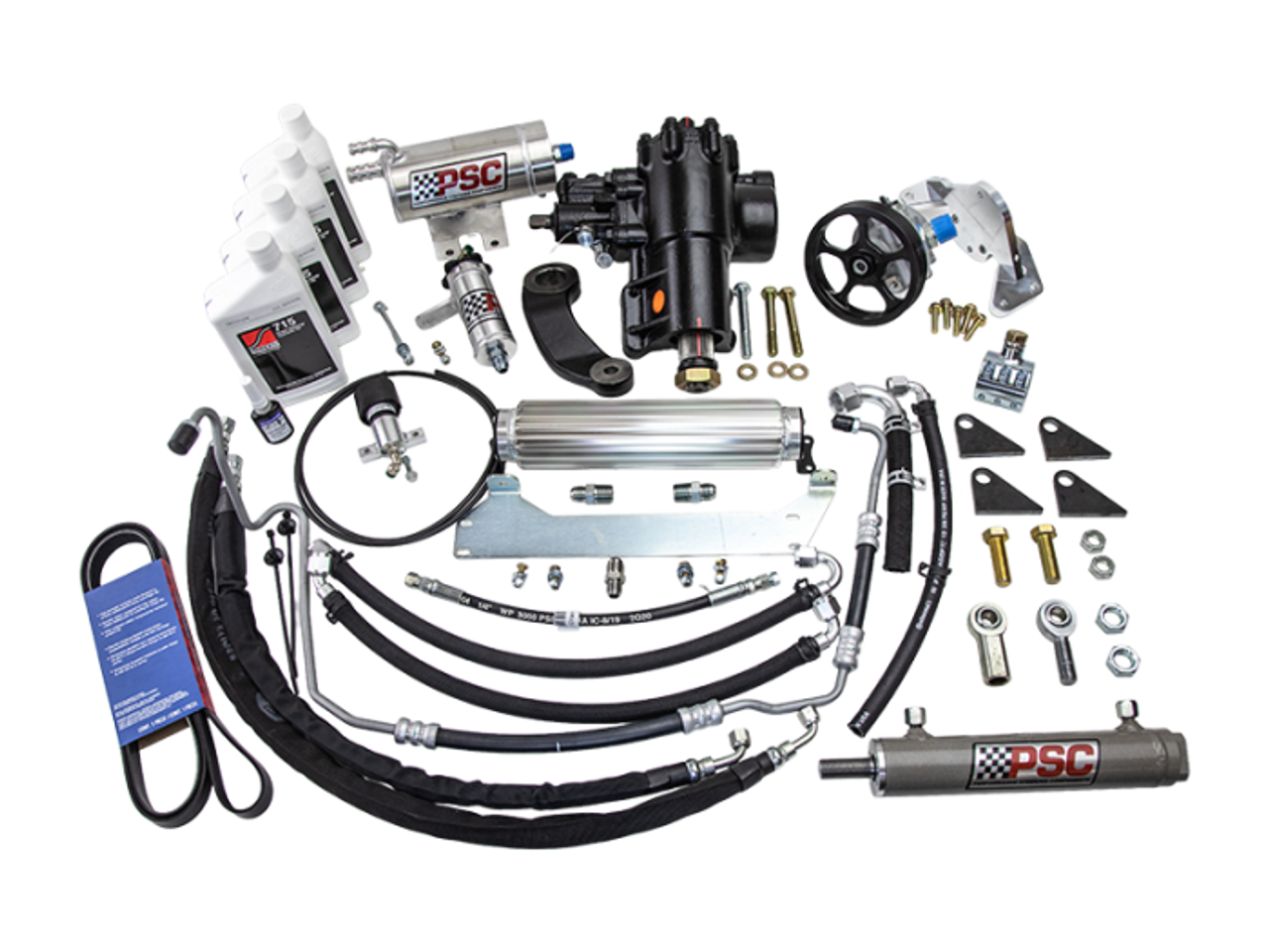 PSC SK689R36JP2-6.75W-1.75 CYLINDER ASSIST STEERING KIT WELD ON 6.75 AFM AXLE 1.75 TIE ROD 18-20 WRANGLER JL 3.6L NON-ETORQUE
