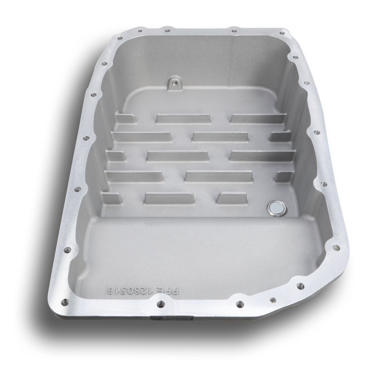 PPE 128051610 2007-2020 GM W/ 6L80 HEAVY-DUTY CAST ALUMINUM TRANSMISSION PAN BRUSHED