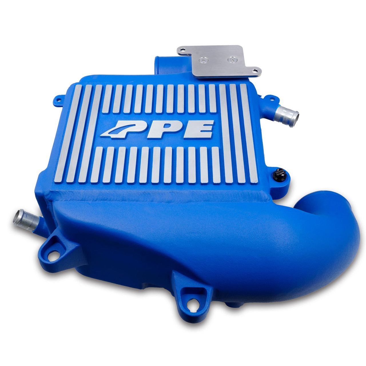 PPE 115030022 2020-2023 GM 3.0L DURAMAX LM2, LZO AIR-TO-WATER INTERCOOLER KIT BLUE PPE 115030022 2020-2023 GM 3.0L DURAMAX LM2, LZO AIR-TO-WATER INTERCOOLER KIT BLUE