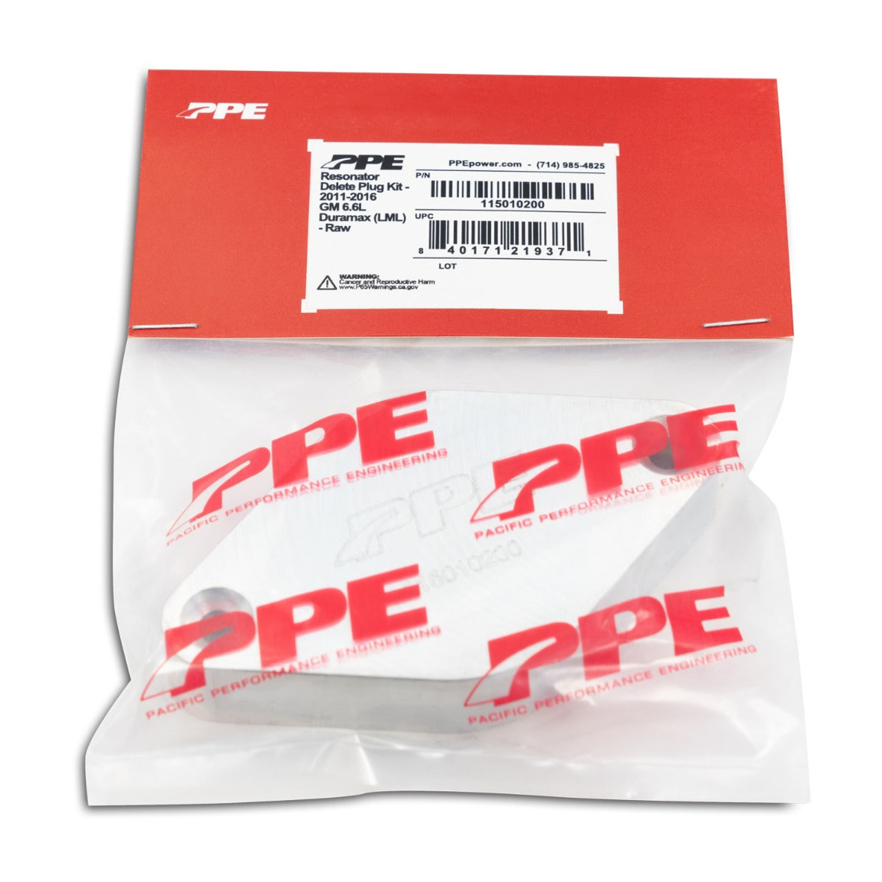 PPE 115010220 2011 -2016 GM 6.6L DURAMAX LML TURBO RESONATOR DELETE PLUG BLACK PPE 115010220 2011 -2016 GM 6.6L DURAMAX LML TURBO RESONATOR DELETE PLUG BLACK