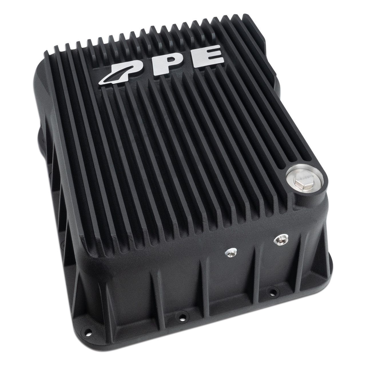 PPE 128051020 2001-2019 GM 6.6L DURAMAX W/ ALLISON 1000-2000-2400 SERIES TRANSMISSION HEAVY-DUTY DEEP ALUMINUM TRANSMISSION PAN BLACK