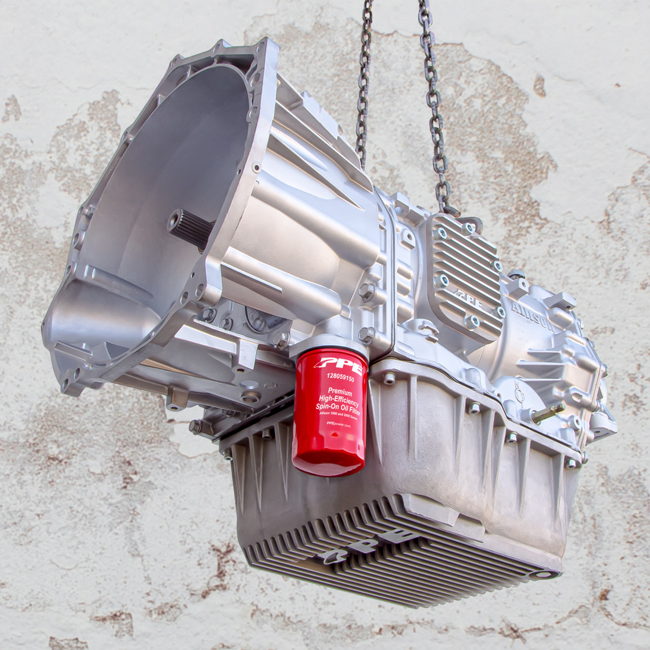 PPE 128051010 PPE DEEP TRANSMISSION PAN GM ALLISON 1000 AND 2000 SERIES 1000 AND 2000 SERIES BRUSHED