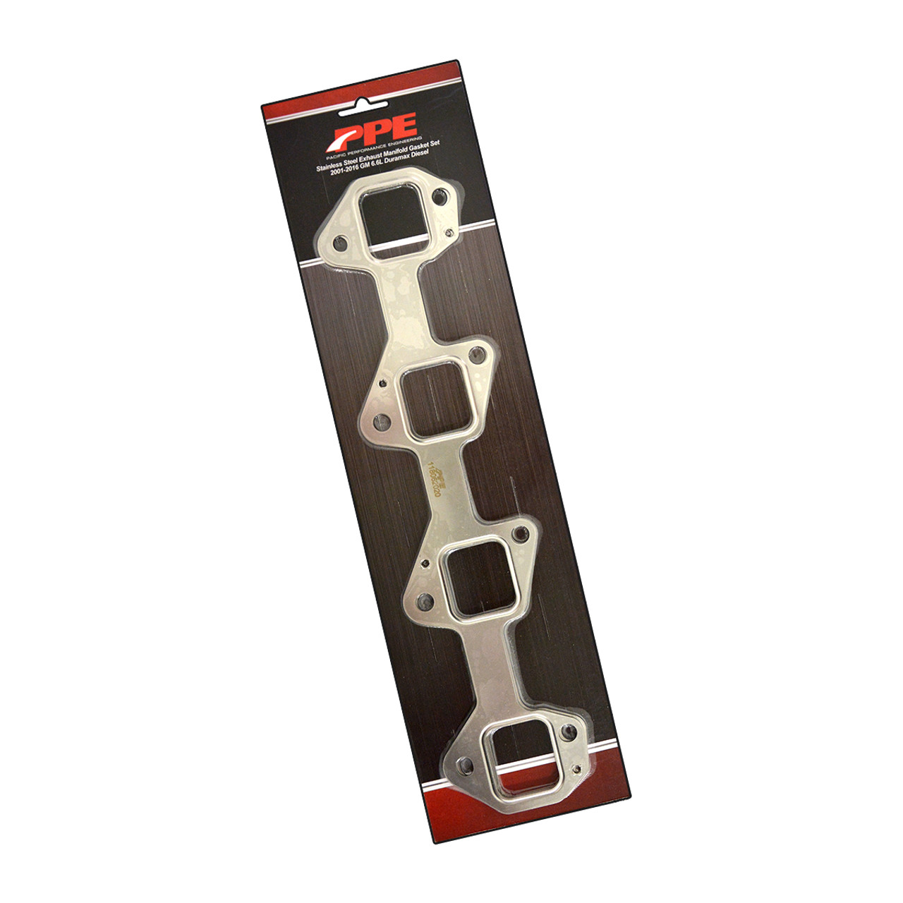 PPE 118062010 STANDARD PORT STAINLESS STEEL EXHAUST MANIFOLD GASKET SET 2 PCS PPE 118062010 STANDARD PORT STAINLESS STEEL EXHAUST MANIFOLD GASKET SET 2 PCS