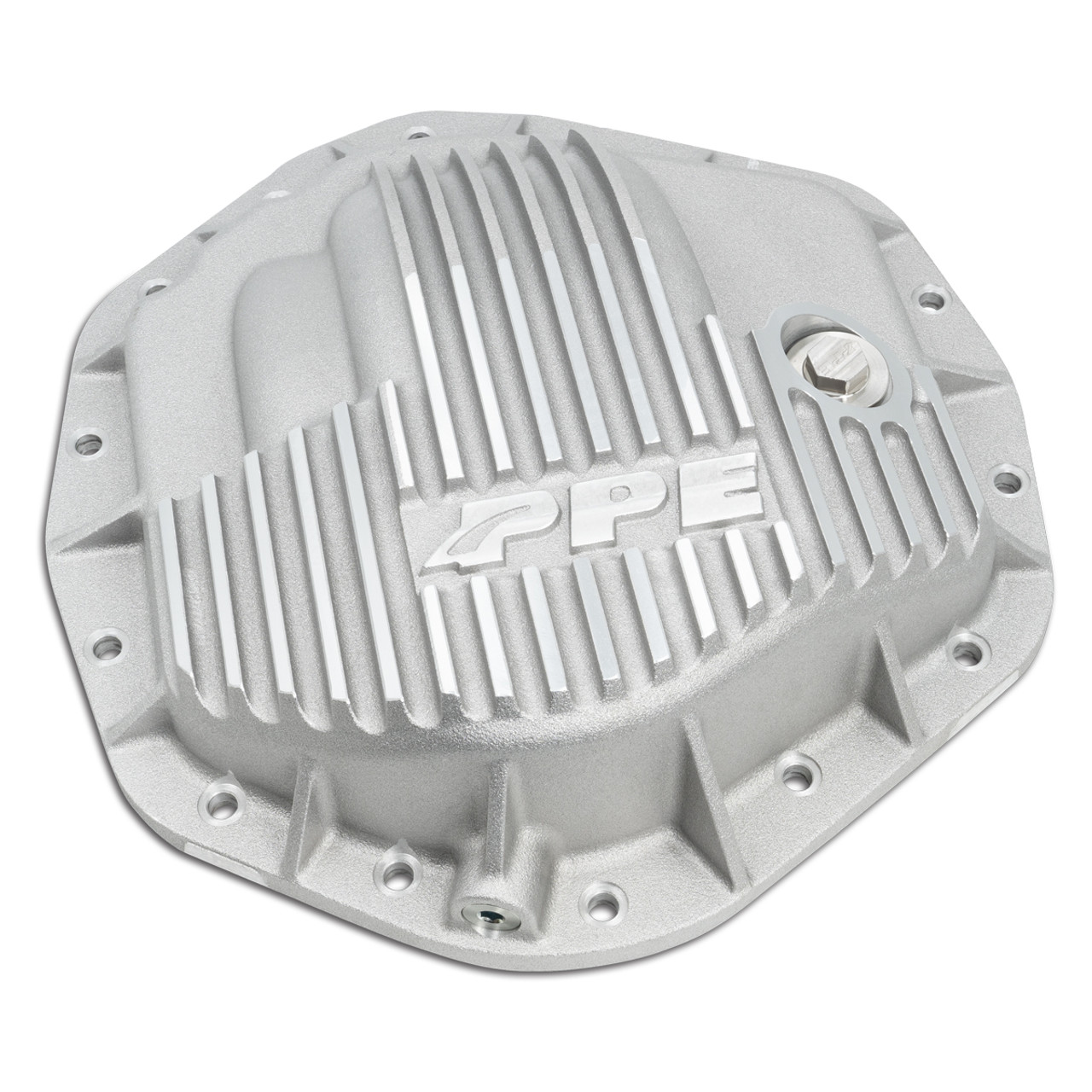 PPE 238051000 HEAVY DUTY CAST ALUMINUM REAR DIFFERENTIAL COVER GM/RAM 2500/3500 HD RAW SILVER PPE 238051000 HEAVY DUTY CAST ALUMINUM REAR DIFFERENTIAL COVER GM/RAM 2500/3500 HD RAW SILVER