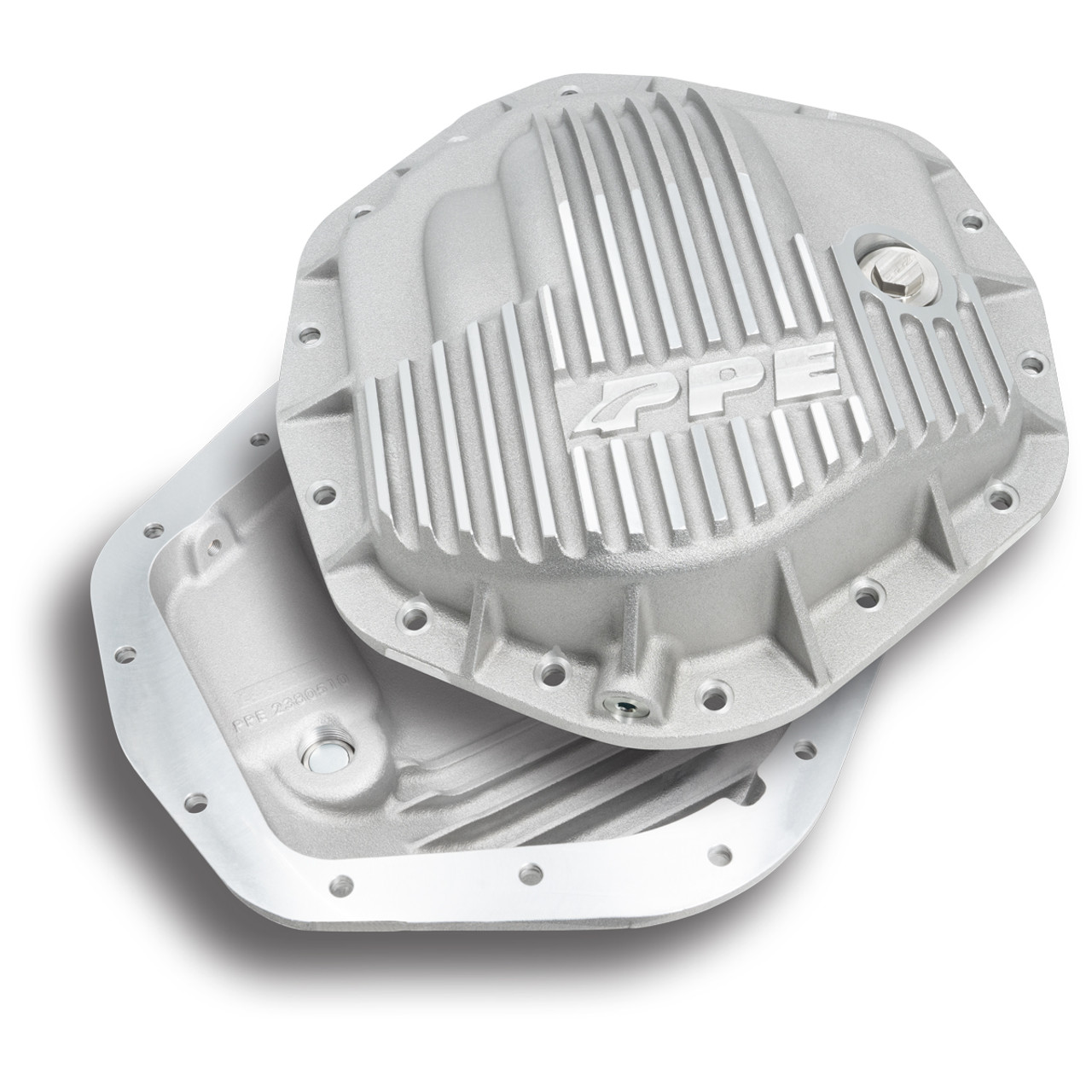 PPE 238051000 HEAVY DUTY CAST ALUMINUM REAR DIFFERENTIAL COVER GM/RAM 2500/3500 HD RAW SILVER PPE 238051000 HEAVY DUTY CAST ALUMINUM REAR DIFFERENTIAL COVER GM/RAM 2500/3500 HD RAW SILVER