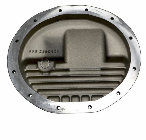 PPE 238042010 HEAVY DUTY CAST ALUMINUM FRONT DIFFERENTIAL COVER 15-17 RAM 2500/3500 HD BRUSHED